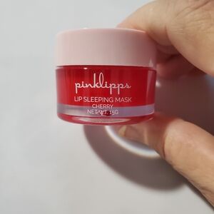 Pink Lipps Cherry Lip Sleeping Mask Overnight Lip Treatment Balm 15g New